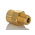 Norgren ENOTS Series Straight Threaded Adaptor, G 1/8 Male to Push In 6 mm, Threaded-to-Tube Connection Style