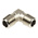 Legris 0914 Series Elbow Threaded Adaptor, R 1/4 Male to R 1/4 Male, Threaded Connection Style