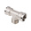 Legris 0916 Series Tee Threaded Adaptor, G 1/2 Female to G 1/2 Female
