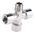 Legris Cross Threaded Adaptor, R 1/4 Male to G 1/4 Female, Threaded Connection Style