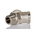 Legris 0911 Series Y Threaded Adaptor, R 1/4 Male to G 1/4 Female, Threaded Connection Style