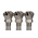 Legris 0911 Series Y Threaded Adaptor, R 1/4 Male to G 1/4 Female, Threaded Connection Style