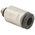Legris LF3000 Series Straight Threaded Adaptor, M3 Male to Push In 4 mm, Threaded-to-Tube Connection Style