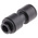 John Guest PM Series Straight Tube-to-Tube Adaptor, Push In 6 mm to Push In 6 mm, Tube-to-Tube Connection Style
