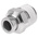 SMC KQG2 Series Straight Threaded Adaptor, R 1/4 Male to Push In 6 mm, Threaded-to-Tube Connection Style