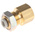 SMC KQ2 Series Bulkhead Threaded-to-Tube Adaptor, Rc 1/8 Female to Push In 4 mm, Threaded-to-Tube Connection Style