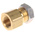 SMC KQ2 Series Bulkhead Threaded-to-Tube Adaptor, Rc 1/8 Female to Push In 4 mm, Threaded-to-Tube Connection Style