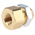 SMC KQ2 Series Bulkhead Threaded-to-Tube Adaptor, Rc 1/4 Female to Push In 6 mm, Threaded-to-Tube Connection Style