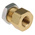 SMC KQ2 Series Bulkhead Threaded-to-Tube Adaptor, Rc 1/8 Female to Push In 6 mm, Threaded-to-Tube Connection Style