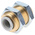 SMC KQ2 Series Bulkhead Tube-to-Tube Adaptor, Push In 10 mm to Push In 10 mm, Tube-to-Tube Connection Style