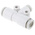 SMC KQ2 Series Tee Tube-to-Tube Adaptor Push In 4 mm, Push In 6 mm to Push In 6 mm, Tube-to-Tube Connection Style
