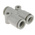 SMC KQ2 Series Y Tube-to-Tube Adaptor, Push In 8 mm to Push In 8 mm, Tube-to-Tube Connection Style