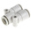 SMC KQ2 Series Y Tube-to-Tube Adaptor, Push In 10 mm to Push In 10 mm, Tube-to-Tube Connection Style