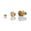 Norgren ENOTS Series Straight Threaded Adaptor, R 1/8 Male to 3/16 in, Threaded-to-Tube Connection Style