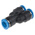 Festo QSMY Series Y Tube-to-Tube Adaptor, Push In 6 mm to Push In 6 mm, Tube-to-Tube Connection Style, 153372