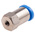 Festo QS Series Straight Threaded Adaptor, M3 Female to Push In 4 mm, Threaded-to-Tube Connection Style, 153310
