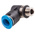 Festo QS Series Elbow Threaded Adaptor, M7 Male to Push In 6 mm, Threaded-to-Tube Connection Style, 130833