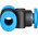 Festo QSMT Series Tee Tube-to-Tube Adaptor Push In 4 mm, Push In 4 mm to Push In 4 mm, Tube-to-Tube Connection Style,