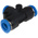 Festo QSMT Series Tee Tube-to-Tube Adaptor Push In 4 mm, Push In 6 mm to Push In 6 mm, Tube-to-Tube Connection Style,