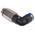 Festo QS Series Elbow Threaded Adaptor, G 3/8 Male to Push In 10 mm, Threaded-to-Tube Connection Style, 186134