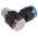 Festo QS Series Elbow Threaded Adaptor, R 1/4 Male to Push In 10 mm, Threaded-to-Tube Connection Style, 153092