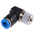 Festo QS Series Elbow Threaded Adaptor, R 1/4 Male to Push In 6 mm, Threaded-to-Tube Connection Style, 153098