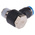 Festo QS Series Elbow Threaded Adaptor, R 1/4 Male to Push In 8 mm, Threaded-to-Tube Connection Style, 153090