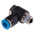 Festo QS Series Elbow Threaded Adaptor, R 1/8 Male to Push In 6 mm, Threaded-to-Tube Connection Style, 153087