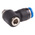 Festo QS Series Elbow Threaded Adaptor, G 1/8 Male to Push In 6 mm, Threaded-to-Tube Connection Style, 186148