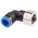 Festo QS Series Elbow Threaded Adaptor, G 3/8 Female to Push In 10 mm, Threaded-to-Tube Connection Style, 153280