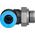 Festo QS Series Elbow Threaded Adaptor, G 1/4 Male to Push In 10 mm, Threaded-to-Tube Connection Style, 186122