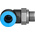 Festo QS Series Elbow Threaded Adaptor, G 1/8 Male to Push In 8 mm, Threaded-to-Tube Connection Style, 186119