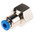 Festo QS Series Straight Threaded Adaptor, G 1/4 Female to Push In 4 mm, Threaded-to-Tube Connection Style, 190650