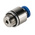Festo QS Series Straight Threaded Adaptor, G 1/8 Male to Push In 4 mm, Threaded-to-Tube Connection Style, 186106