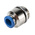 Festo QS Series Straight Threaded Adaptor, G 3/8 Male to Push In 8 mm, Threaded-to-Tube Connection Style, 186111