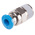 Festo QS Series Straight Threaded Adaptor, R 1/8 Male to Push In 4 mm, Threaded-to-Tube Connection Style, 153001
