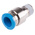 Festo QS Series Straight Threaded Adaptor, R 1/8 Male to Push In 8 mm, Threaded-to-Tube Connection Style, 153015