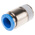 Festo QS Series Straight Threaded Adaptor, R 3/8 Male to Push In 10 mm, Threaded-to-Tube Connection Style, 153019