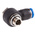Festo QS Series Elbow Threaded Adaptor, G 1/8 Male to Push In 6 mm, Threaded-to-Tube Connection Style, 186138