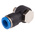 Festo QS Series Elbow Threaded Adaptor, G 1/8 Male to Push In 8 mm, Threaded-to-Tube Connection Style, 186140