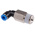 Festo QS Series Elbow Threaded Adaptor, R 3/8 Male to Push In 6 mm, Threaded-to-Tube Connection Style, 190663