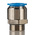 Festo QS Series Straight Threaded Adaptor, G 3/4 Male to For tubing outside diameter 22 mm, Threaded-to-Tube Connection