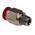 Norgren PNEUFIT Series Straight Fitting, Push In 8 mm to R 1/8, Threaded-to-Tube Connection Style