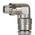 Norgren PNEUFIT 10 Series Straight Threaded Adaptor, R 1/8 Male to Push In 10 mm, Threaded-to-Tube Connection Style,