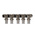 Norgren PNEUFIT 10 Series Straight Threaded Adaptor, R 1/8 Male to Push In 6 mm, Threaded-to-Tube Connection Style,