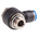 Festo QS Series Elbow Threaded Adaptor, G 3/8 Male to Push In 10 mm, Threaded-to-Tube Connection Style, 186144