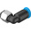 Festo Elbow Threaded Adaptor, M3 Male to Push In 4 mm, Threaded-to-Tube Connection Style, 130769