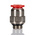 Norgren Pneufit C Series Push-in Fitting, G 1/4 Male to Push In 10 mm, Threaded-to-Tube Connection Style