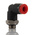 Norgren PNEUFIT Series Elbow Threaded-toTube Adaptor, Push In 6 mm to G 1/8 Male, Threaded-to-Tube Connection Style