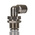 Norgren PNEUFIT 10 Series Straight Threaded Adaptor, Push In 8 mm to Push In 8 mm, Threaded-to-Tube Connection Style,